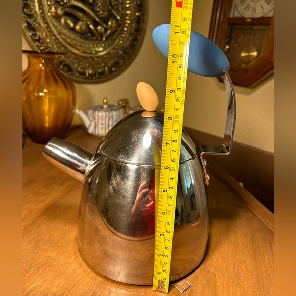 Vintage 1990s Michael Graves Stainless Steel Tea Kettle (No Whistle) - Picture 9 of 10